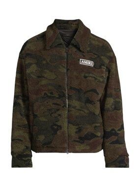 AMIRI CAMO FLEECE JACKET